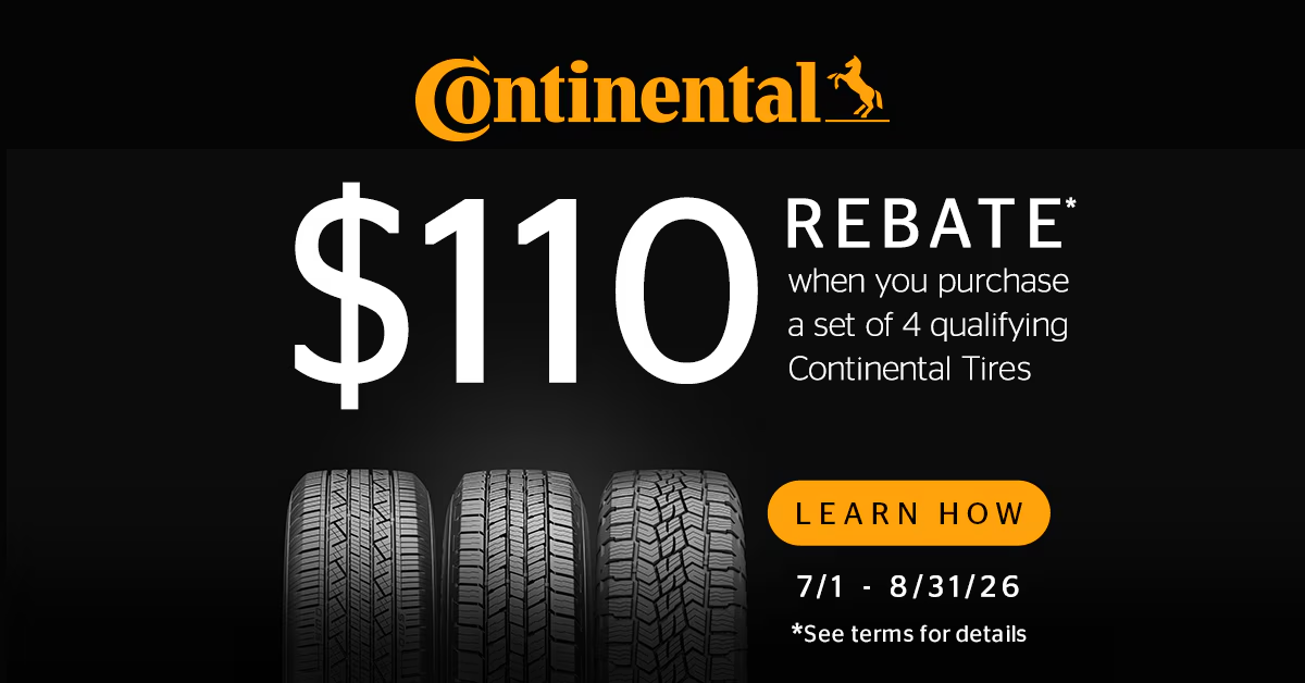 Continental Tire Rebate