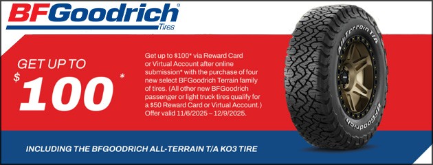 BF Goodrich Tire Rebate