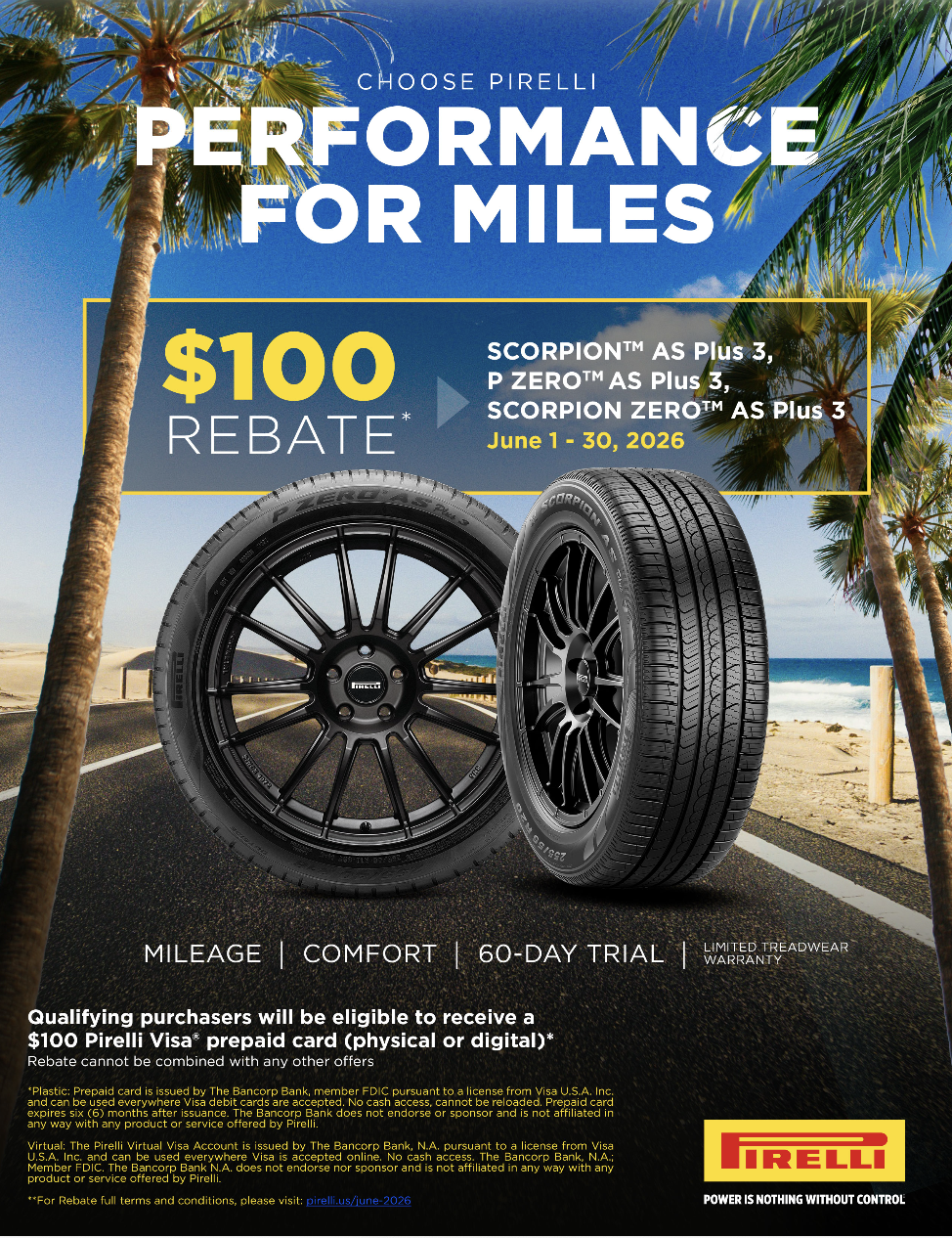 Pirelli Tire Rebate
