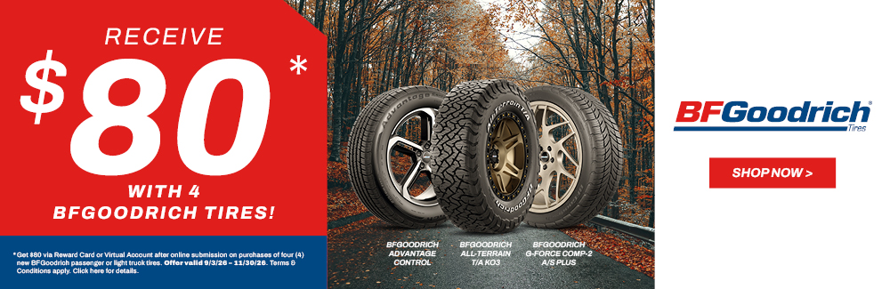 BFGoodrich Tire Rebate