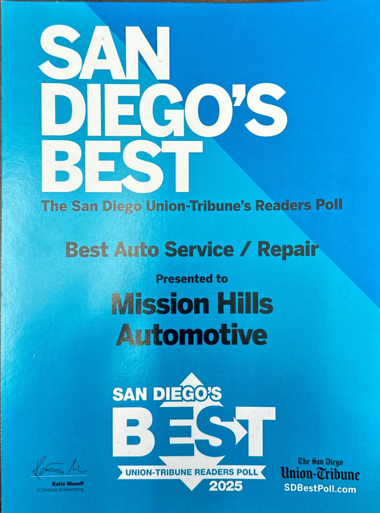Mission Hills Award
